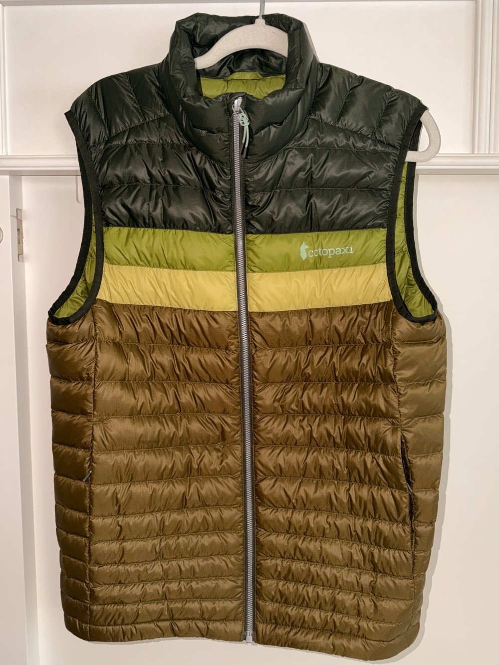 Cotopaxi Fuego Down Vest Mens M Woods and Live Oak